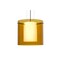 Besa Lighting Pahu 12 Cable Pendant, Trans. Armagnac/Opal, Bronze Finish, 1x100W Incandescent 1KG-G18407-BR - alternate 1